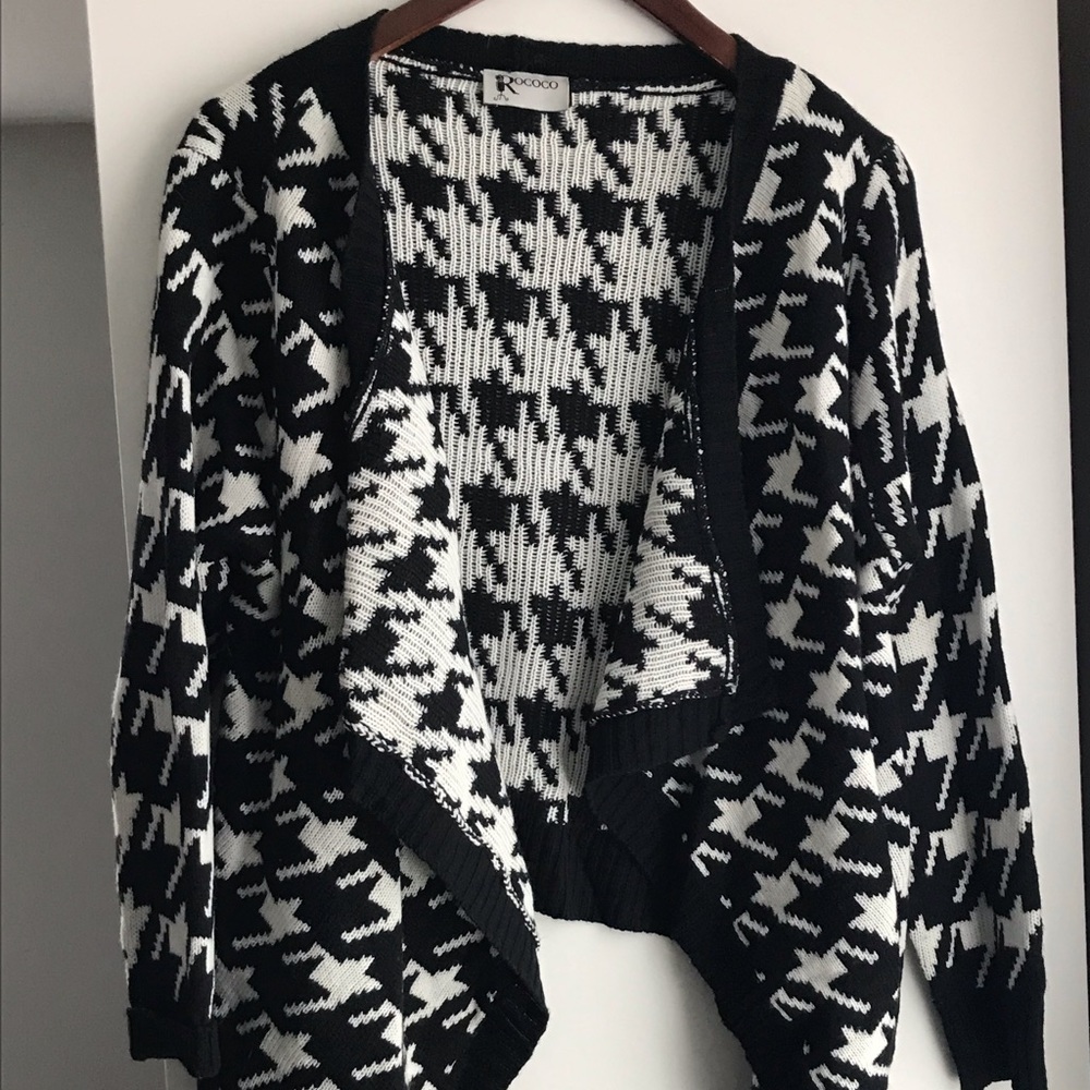 Boutique Houndstooth Sweater